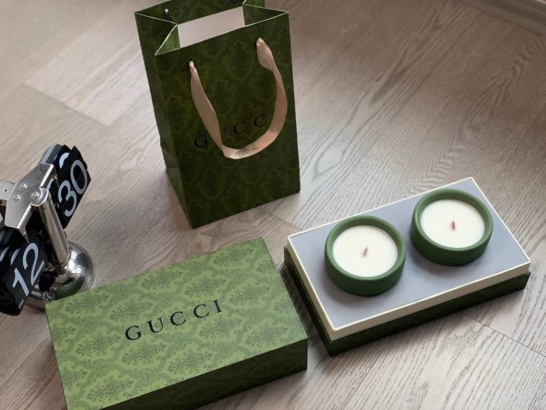 подарочный набор свеча,пакет гуччи зеленый,ароматическая свеча подарочный набор,ароматические свечи набор,набор свеча