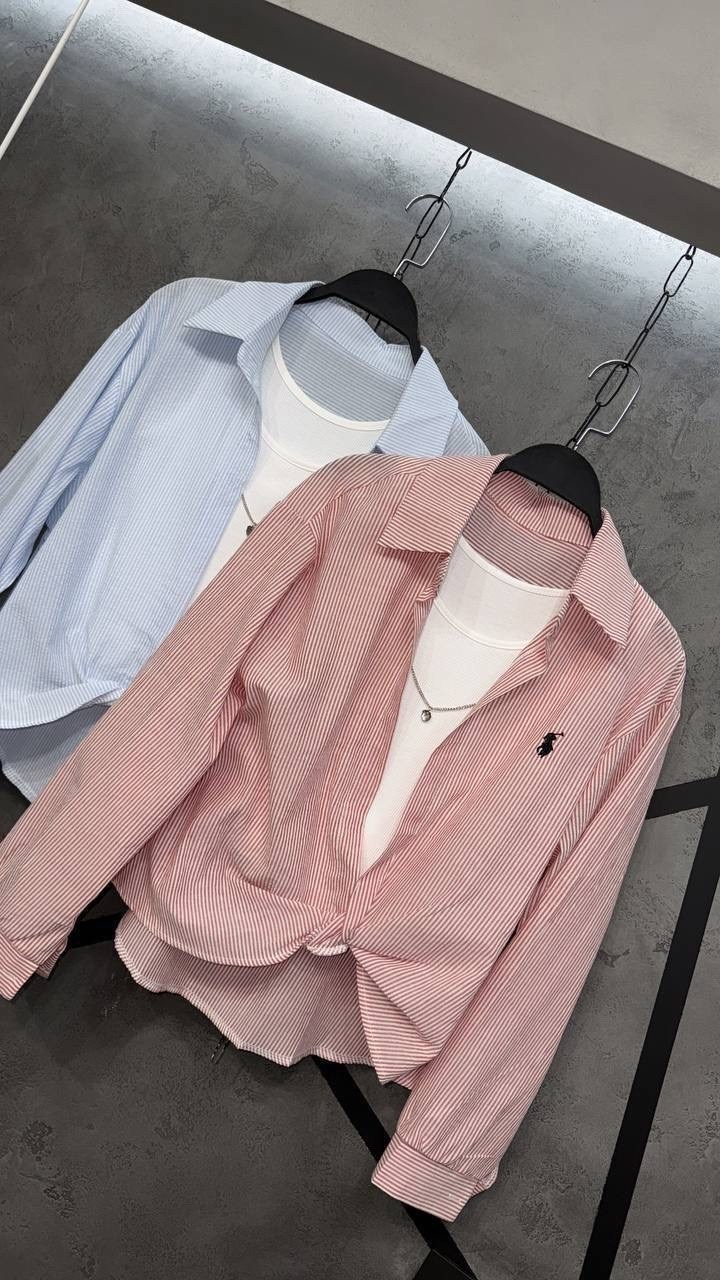 женская рубашка,стильная рубашка,рубашка в полоску,рубашка,рубашка polo ralph lauren