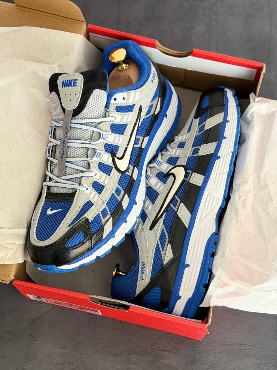 кроссовки nike p-6000 синий,nike p 6000,кроссовки nike,кроссовки р 6000 nike синий,кроссовки для бега p-6000 с низким верхом, серебристо синие nike