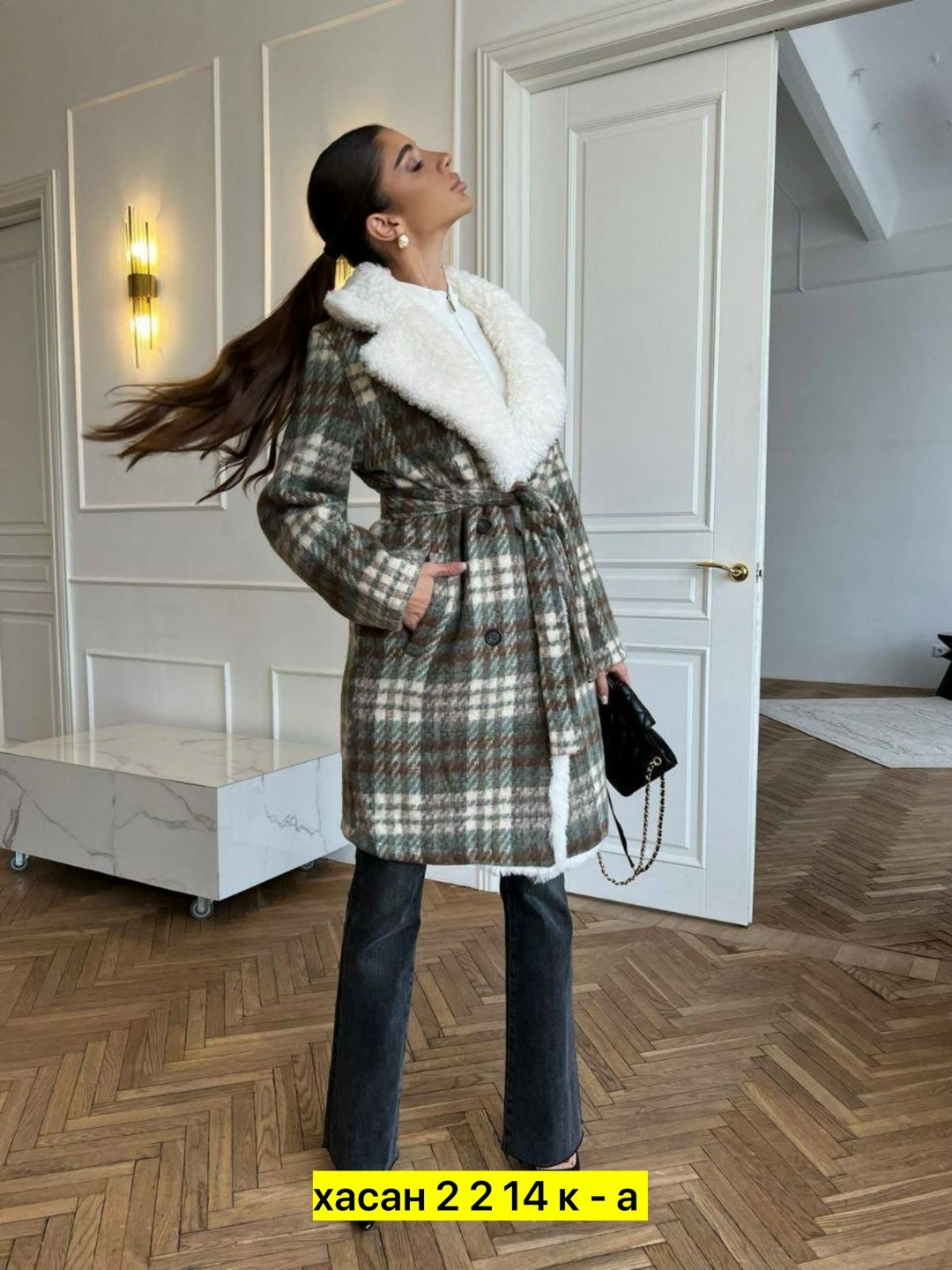 пальто в клетку,пальто,дубленка барашка,стильное пальто,пальто в клетку на меху демисезонное