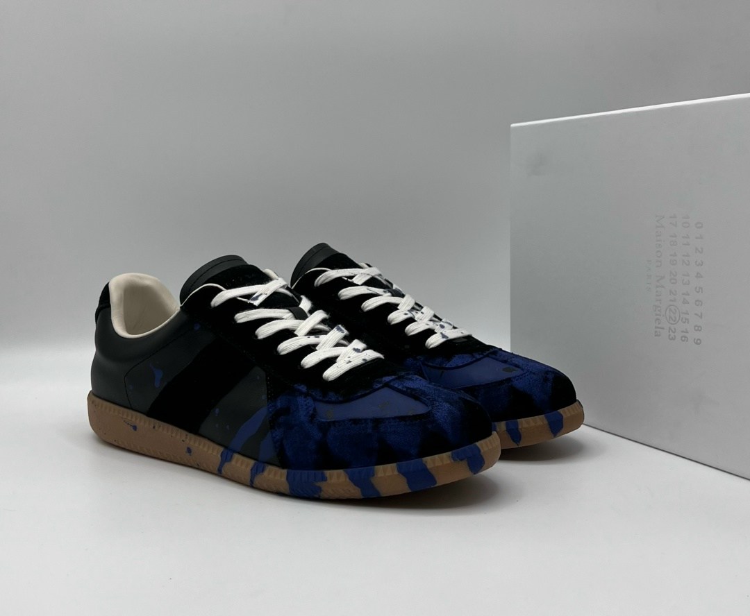 кроссовки valentino,,кроссовки maison margiela replica low paint splatter-black pewter черный,классические кроссовки,кроссовка мужской