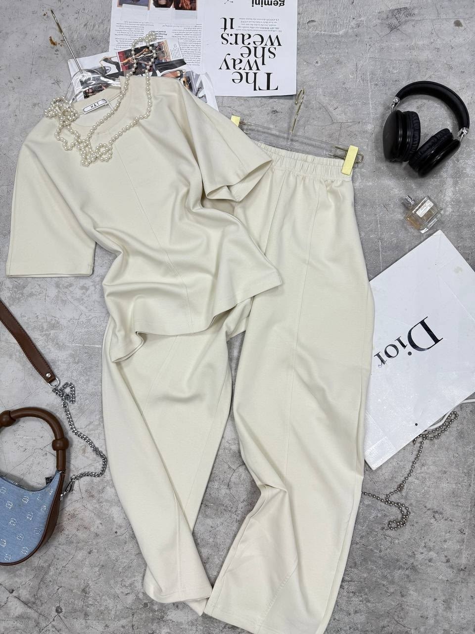 женский костюм,костюм трикотажный брючный,костюм с широкими брюками,костюм,костюм домашние