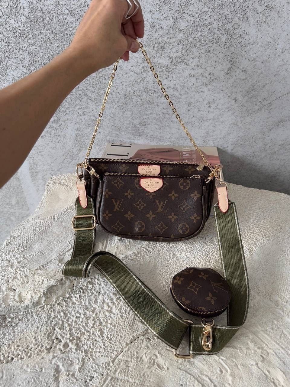 луи виттон сумка,сумка луи виттон тройная,louis vuitton multi pochette,женская сумка louis vuitton,cумка louis vuitton