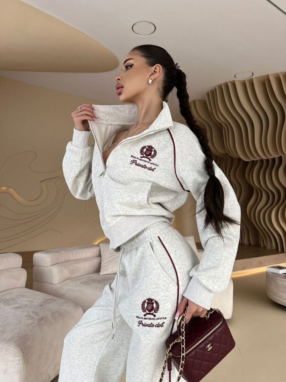 женский спортивный костюм,белый спортивный костюм в стиле celine,стильные костюмы,костюм спортивный,женский костюм