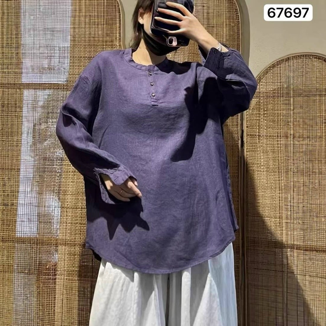 женская рубашка из хлопка и льна,женская льняная рубашка,женская хлопковая льняная рубашка,рубашка из хлопка и льна для женщин,рубашка женская хлопковая