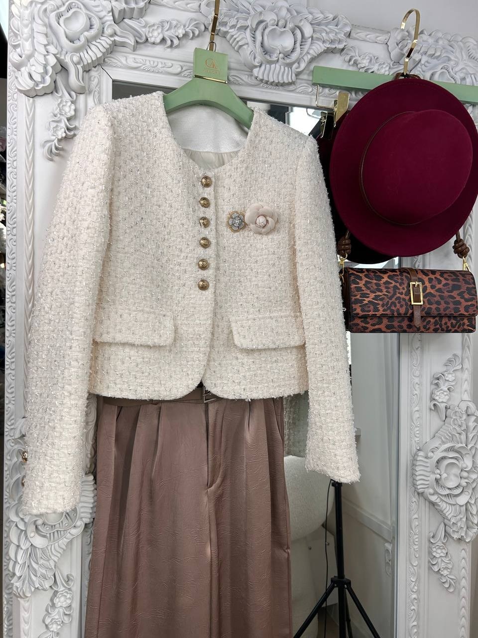 женский твидовый пиджак с круглым вырезом,твидовый жакет,женский твидовый короткий пиджак,женский твидовый пиджак,твидовый пиджак