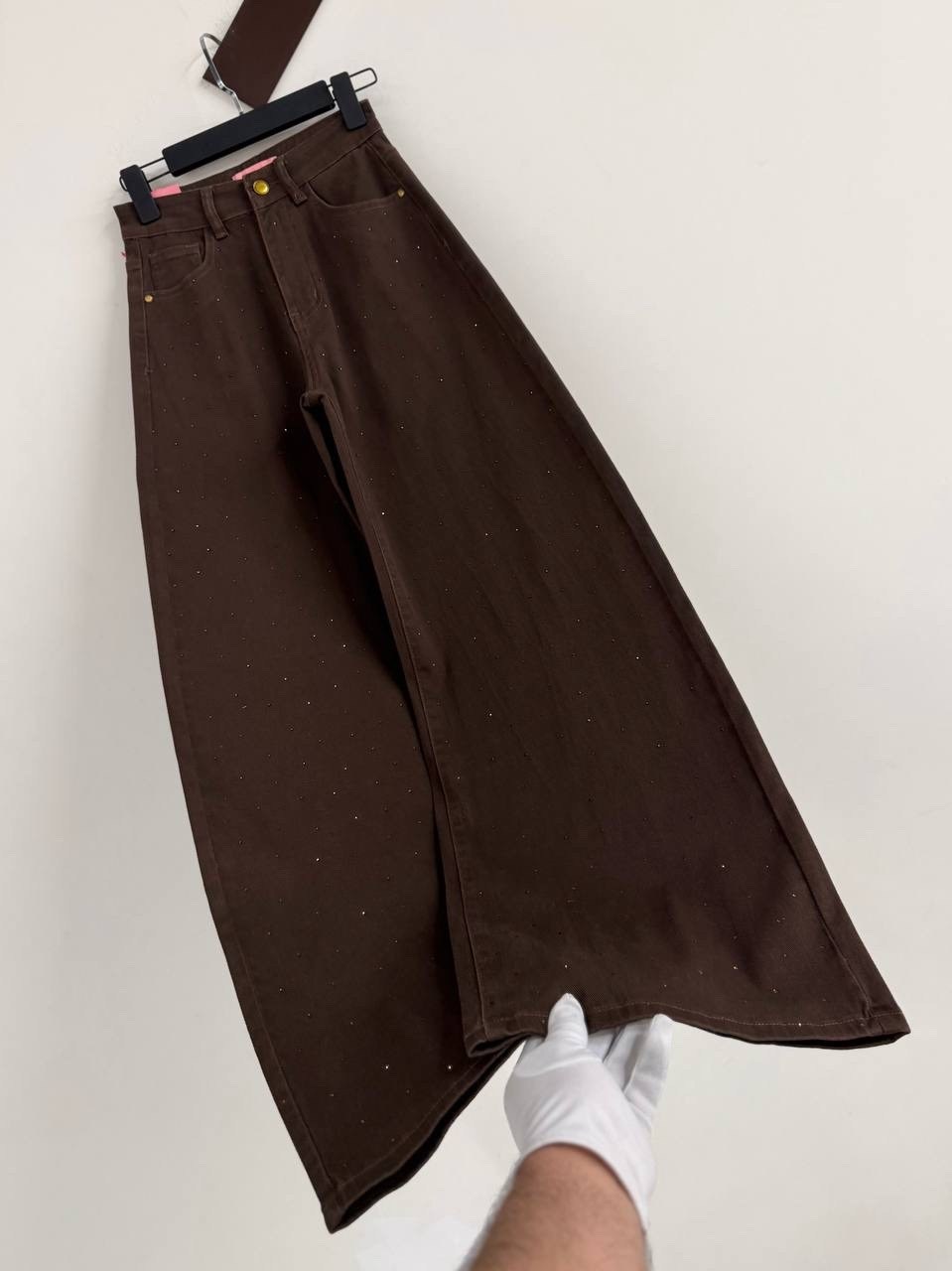 коричневые джинсы женские,джинсы женские с завышенной талией,широкие джинсы,джинсы брюки,коричневые джинсы