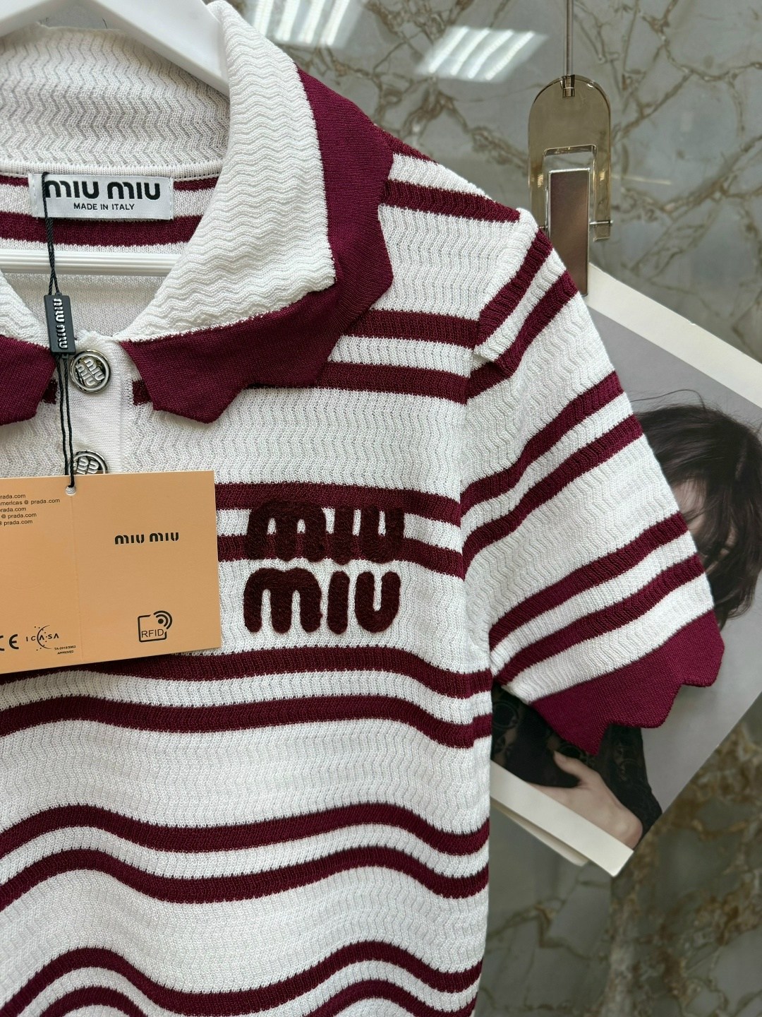 поло miu miu,кофта,брендовые вещи,брендовые одежды