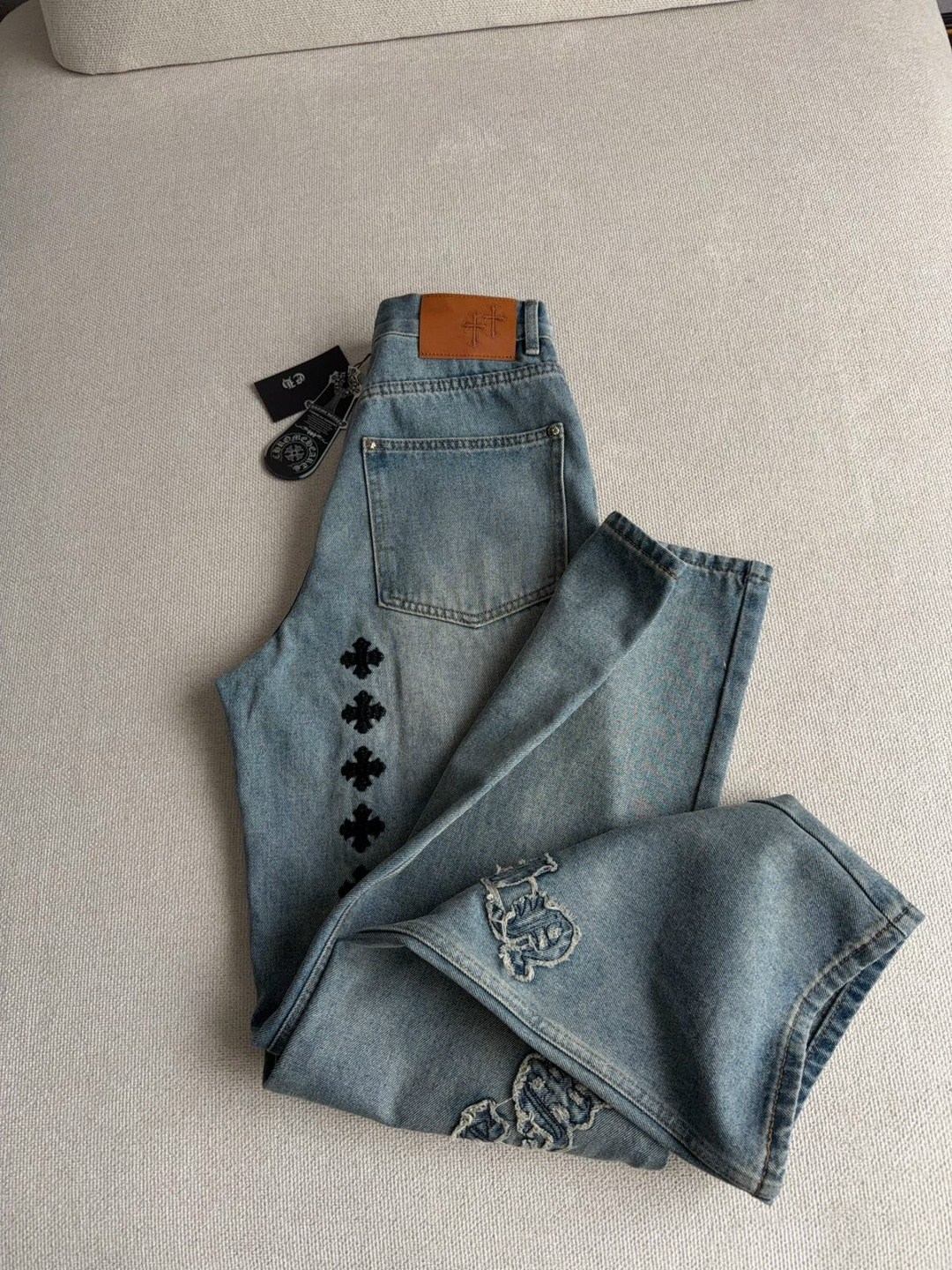 джинсы с вышивкой,женские джинсы,модные джинсы,джинсы с принтом,широкие джинсы
