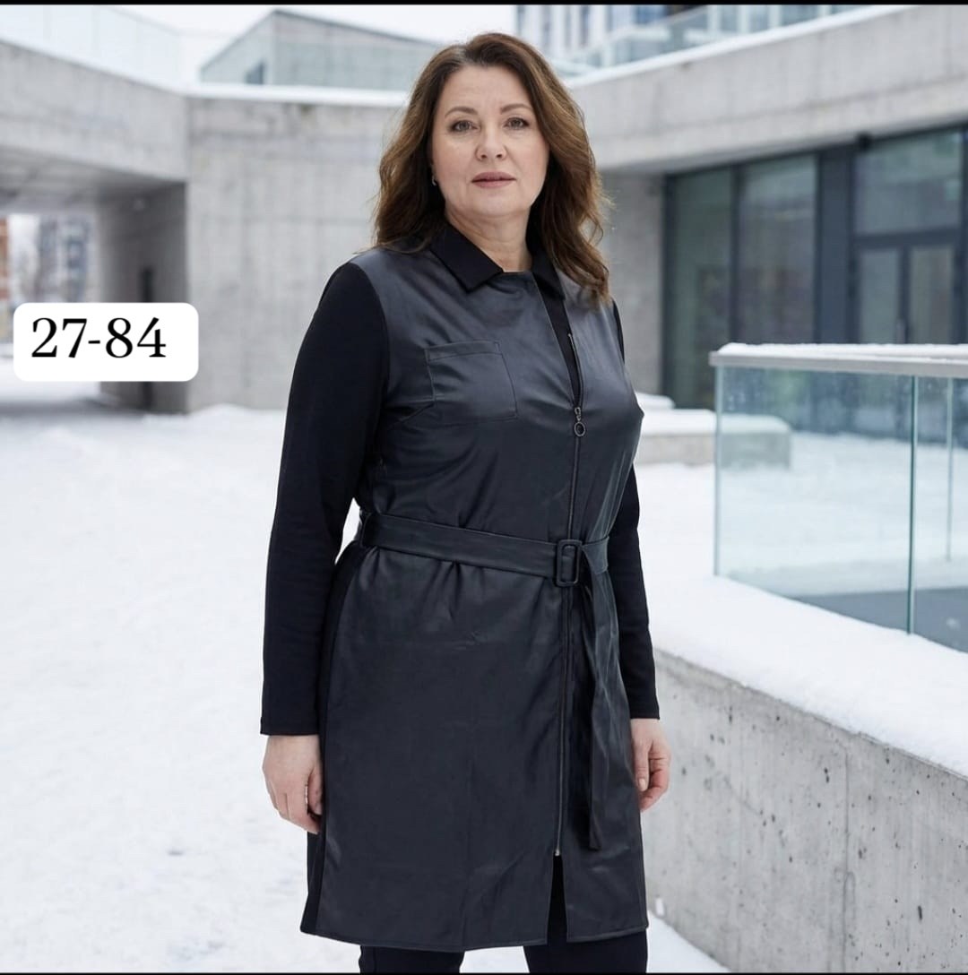 пальто кожа жен 1003 isabel 2 черный,женский кожаный плащ,женское кожаное пальто из натуральной кожи с воротником,пальто кожаное,пальто женское furnatur 8024773 черное 56 ru