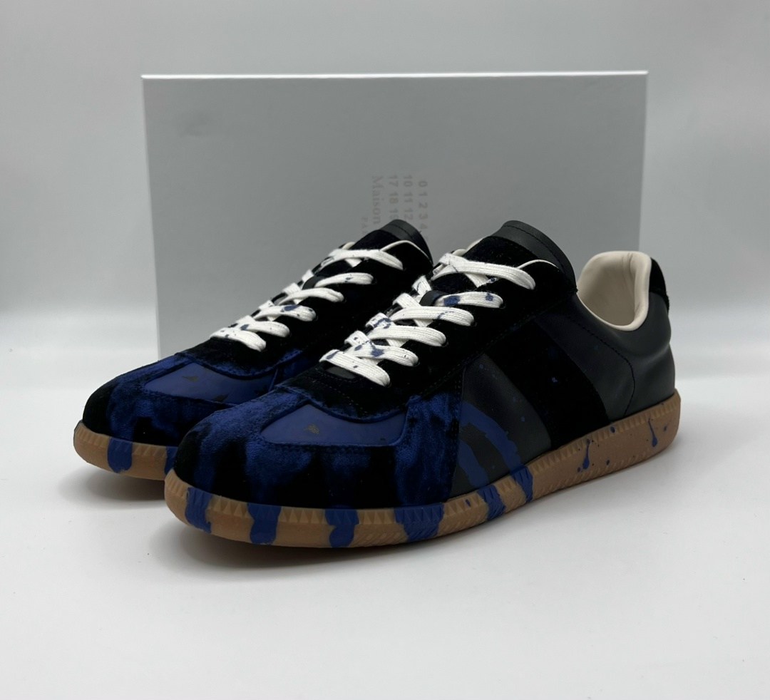 кроссовки valentino,,кроссовки maison margiela replica low paint splatter-black pewter черный,классические кроссовки,кроссовка мужской