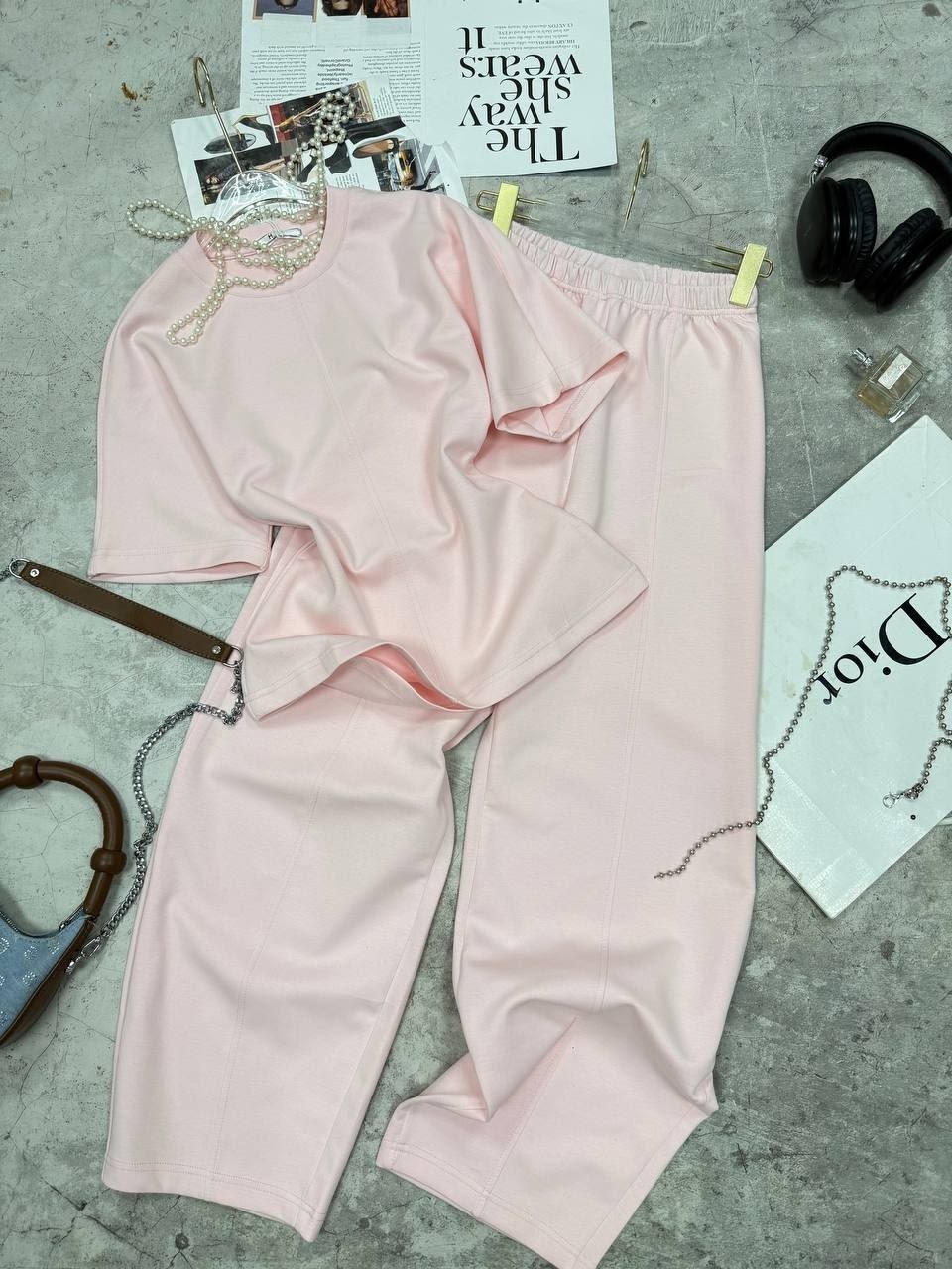 женский костюм,костюм трикотажный брючный,костюм с широкими брюками,костюм,костюм домашние