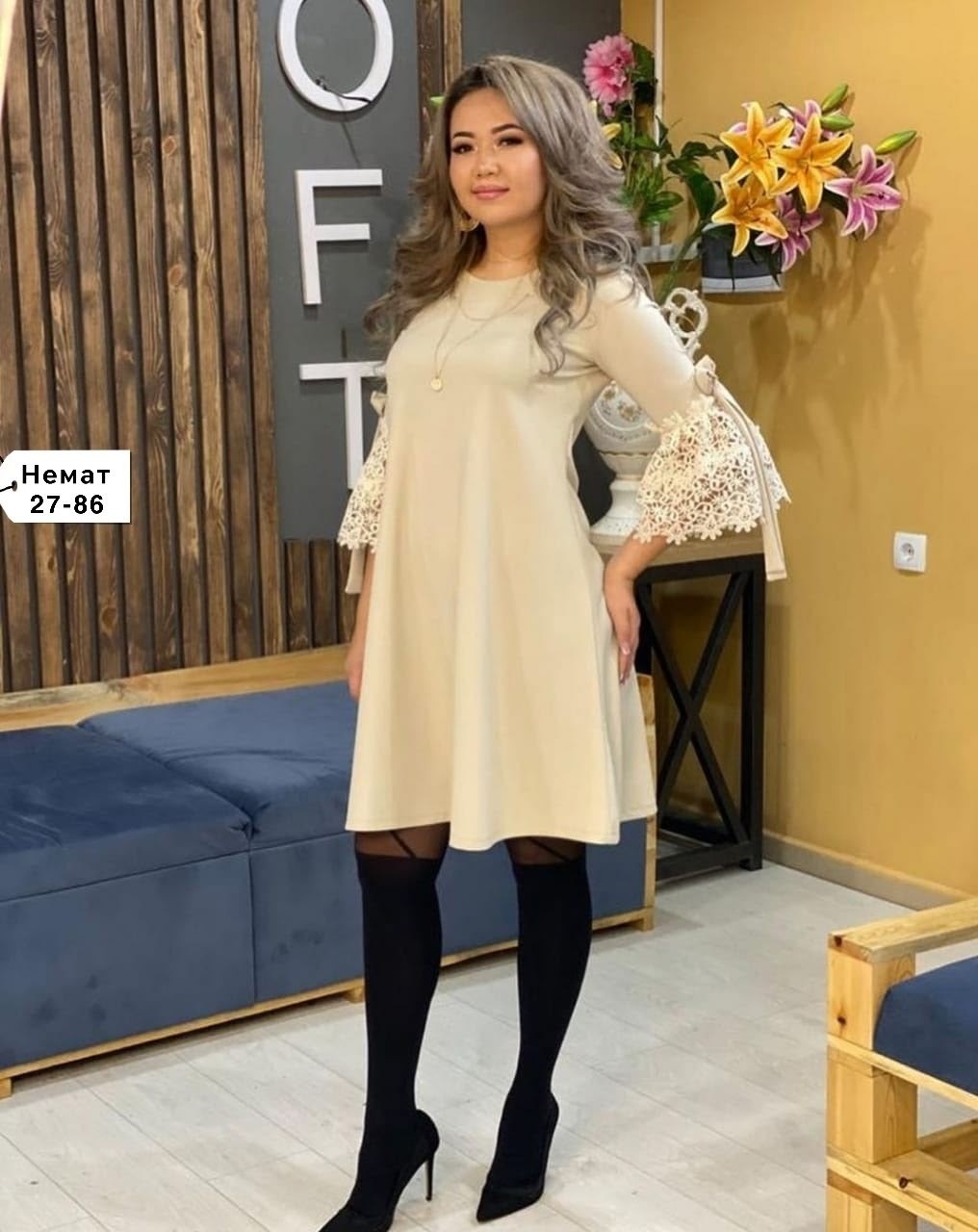 женский платья новинка,женское платье,платье,платье с кружевами,платье туника