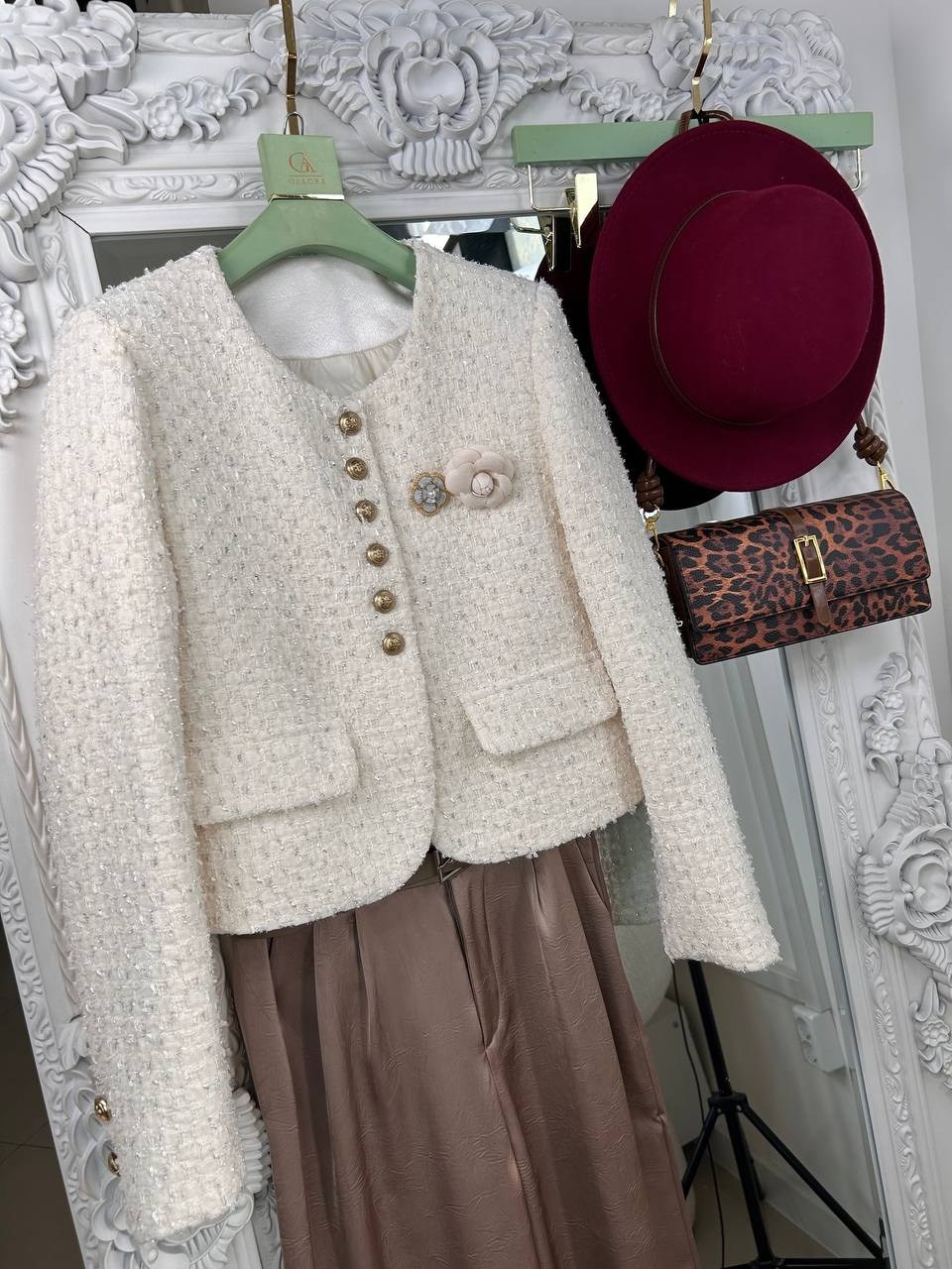 женский твидовый пиджак с круглым вырезом,твидовый жакет,женский твидовый короткий пиджак,женский твидовый пиджак,твидовый пиджак