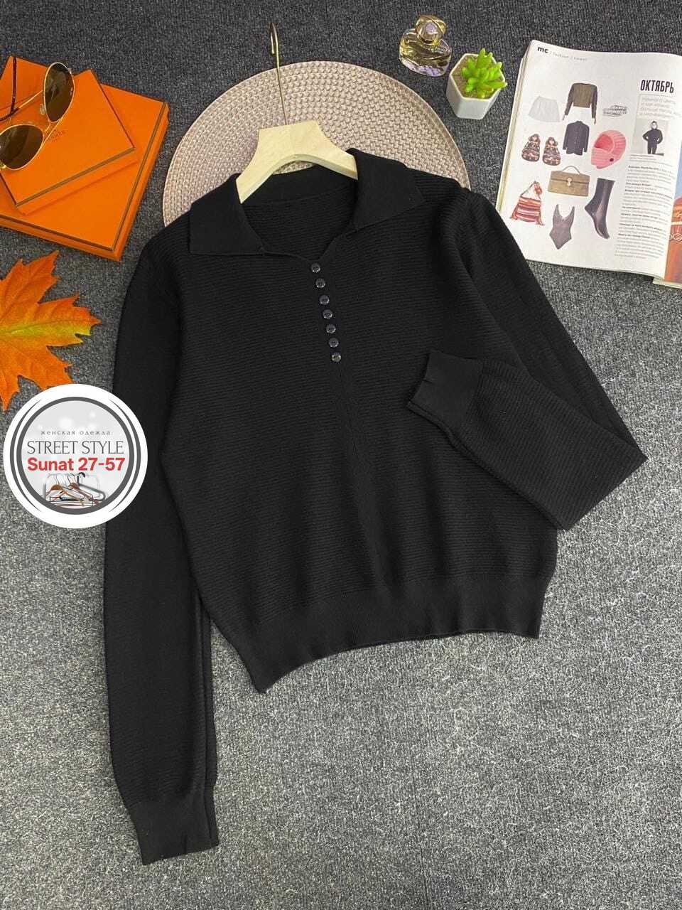 кофта,кофта женская,свитер с воротником,женские свитера,поло свитер для женщин
