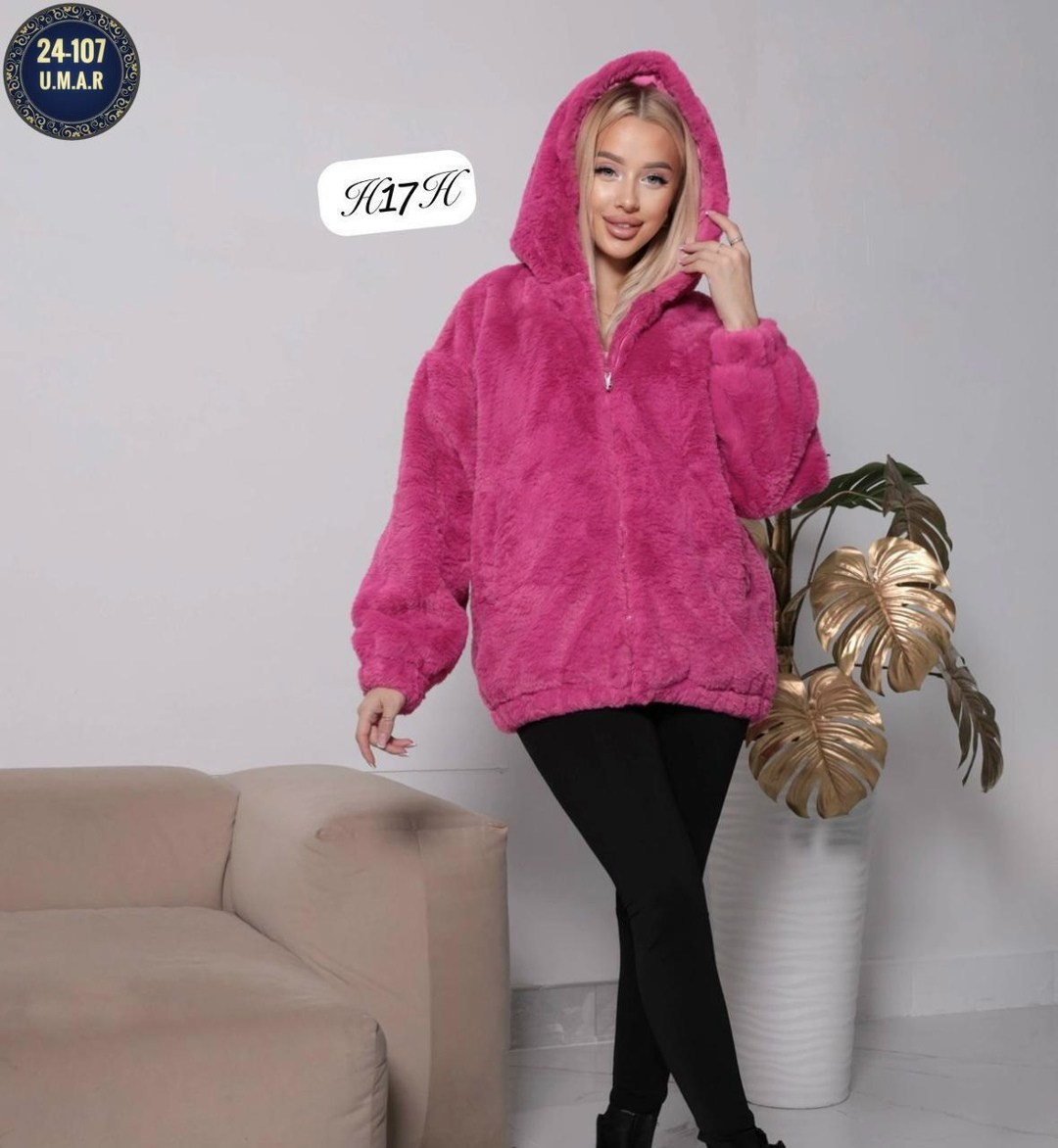 шуба женская (one size) 42-48 арт. 1541016,шуба из искусственного меха,куртка женская,толстовка женская,шуба женская (one size) 48-54 арт. 1559253
