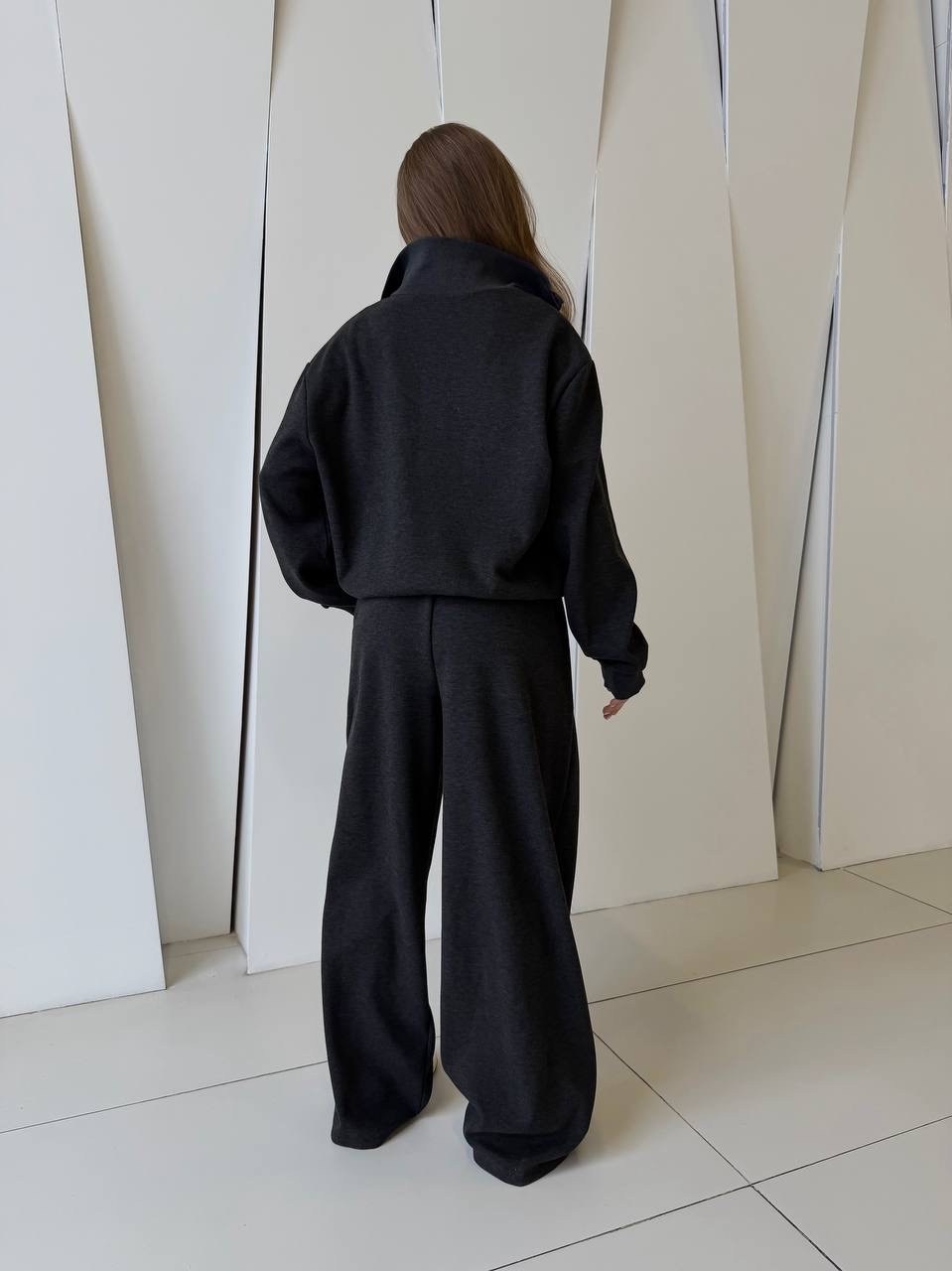 брючный костюм,спортивные костюмы женские,костюм женский на флисе,спортивный костюм оверсайз voi-fashion,женский костюм