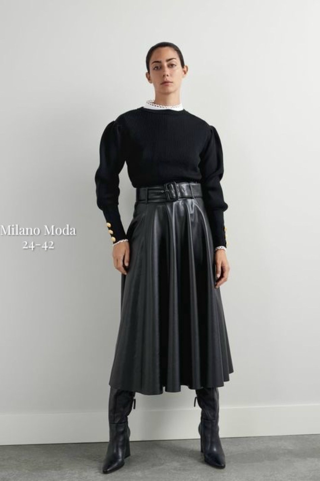 кожаная юбка zara миди,юбка из искусственной кожи,юбка из искусственной кожи с ремнем,кожаная юбка,черная кожаная юбка