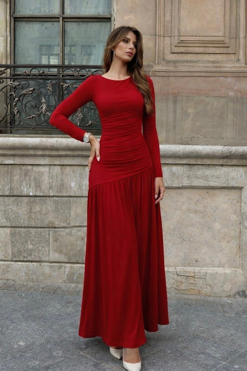 вечернее платье длинное,бордовое платье,вечернее платье,вечернее платье с длинными рукавами,платье