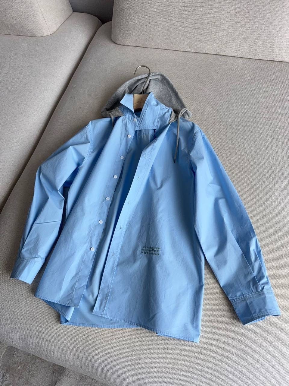 хлопковая оверсайз рубашка,рубашка оверсайз голубая,женская рубашка,рубашка женская оверсайз,рубашка оверсайз в полоску trendy truth