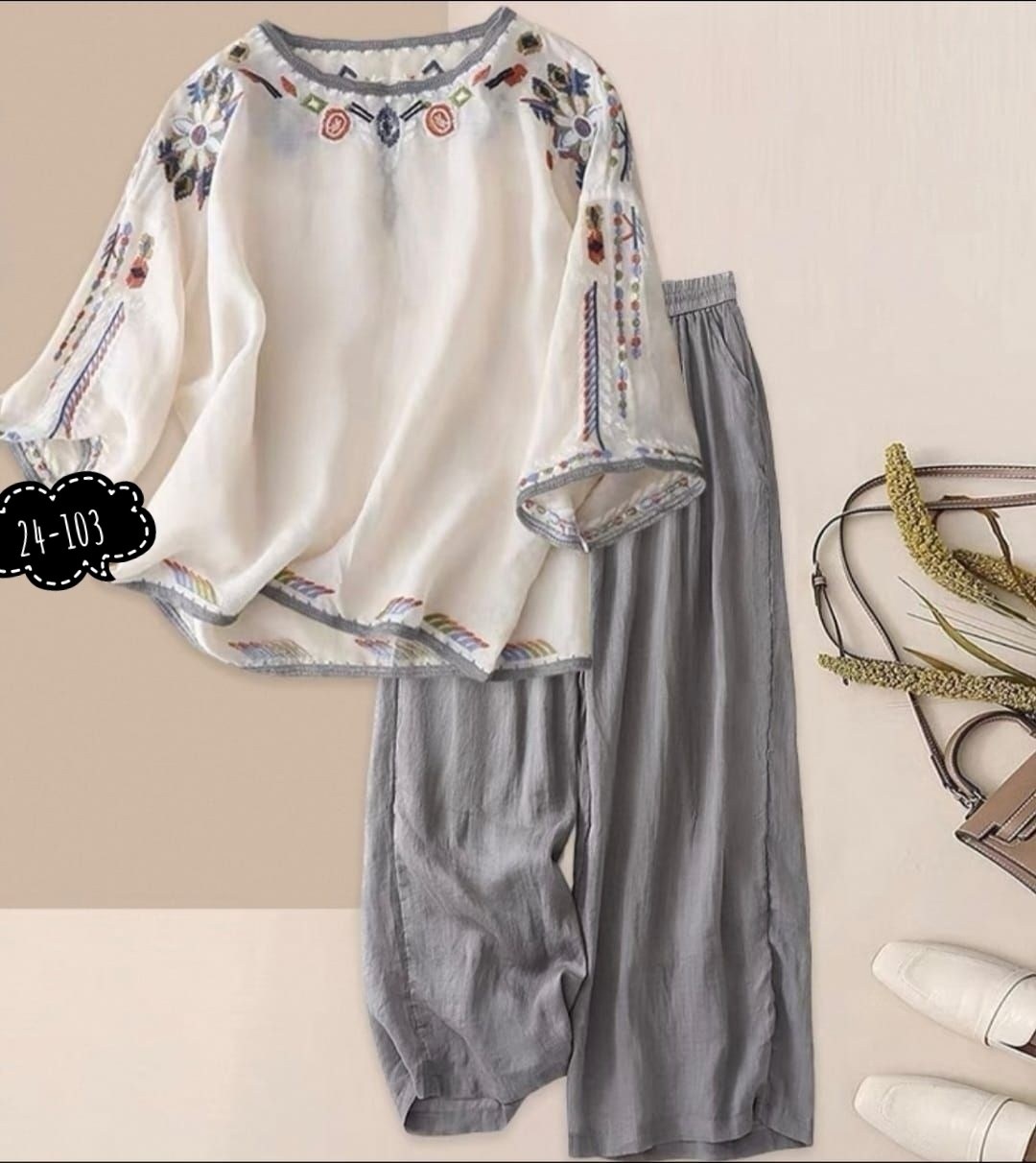 костюм женский,женская винтажная блузка с вышивкой,костюм комплекты, костюм двойка,блузка в стиле бохо