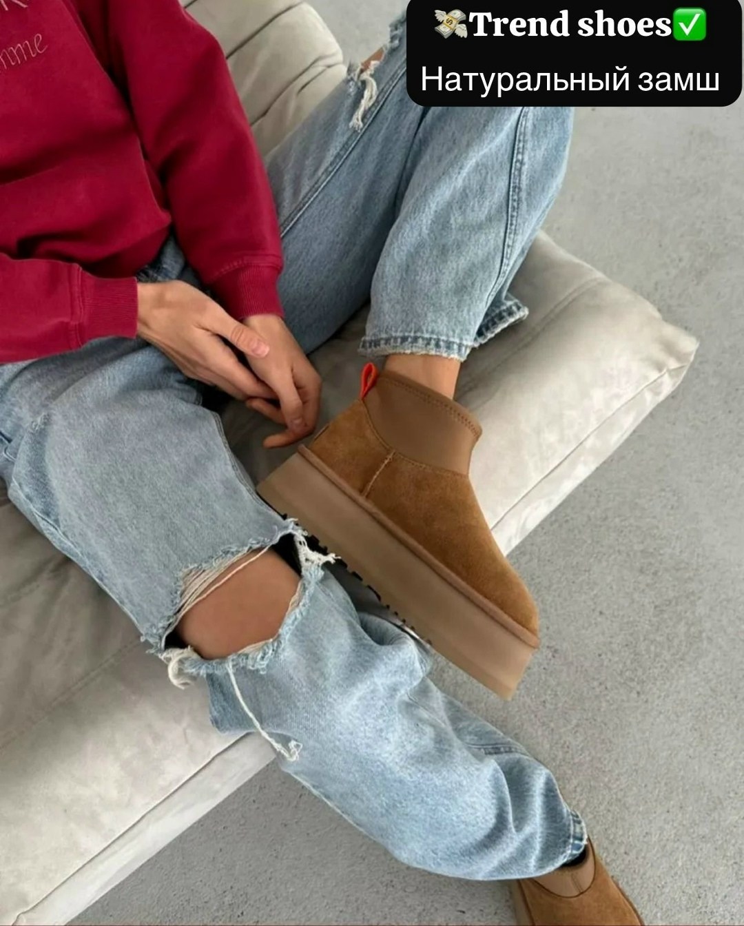 ,ботинки ugg classic mini dipper цвет chestnut, женская,ботинки женские зимние на толстой подошве,стильные угги