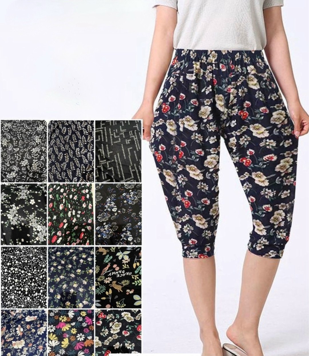 бриджи женские,бриджи в цветочек,брюки бриджи,бриджи капри,женские бриджи с цветами