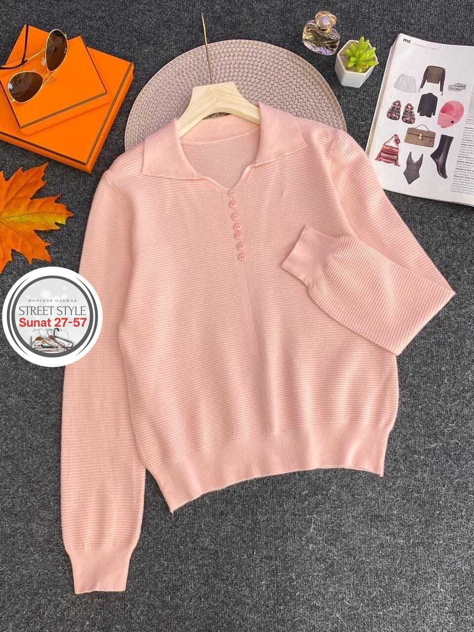 кофта,кофта женская,свитер с воротником,женские свитера,поло свитер для женщин