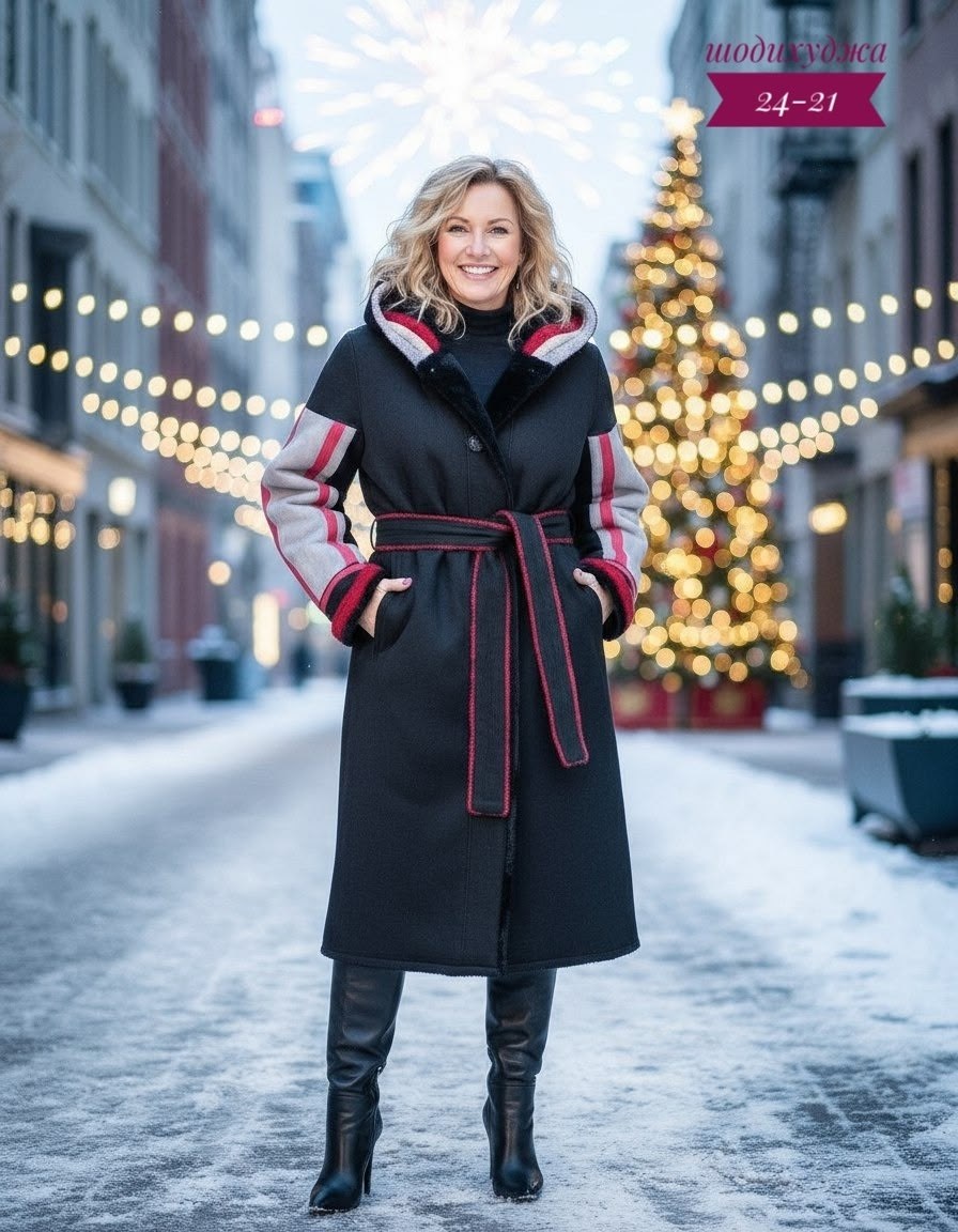 гуччи платье женское черное,стильное пальто,теплое пальто,пальто с капюшоном,комбинированное пальто