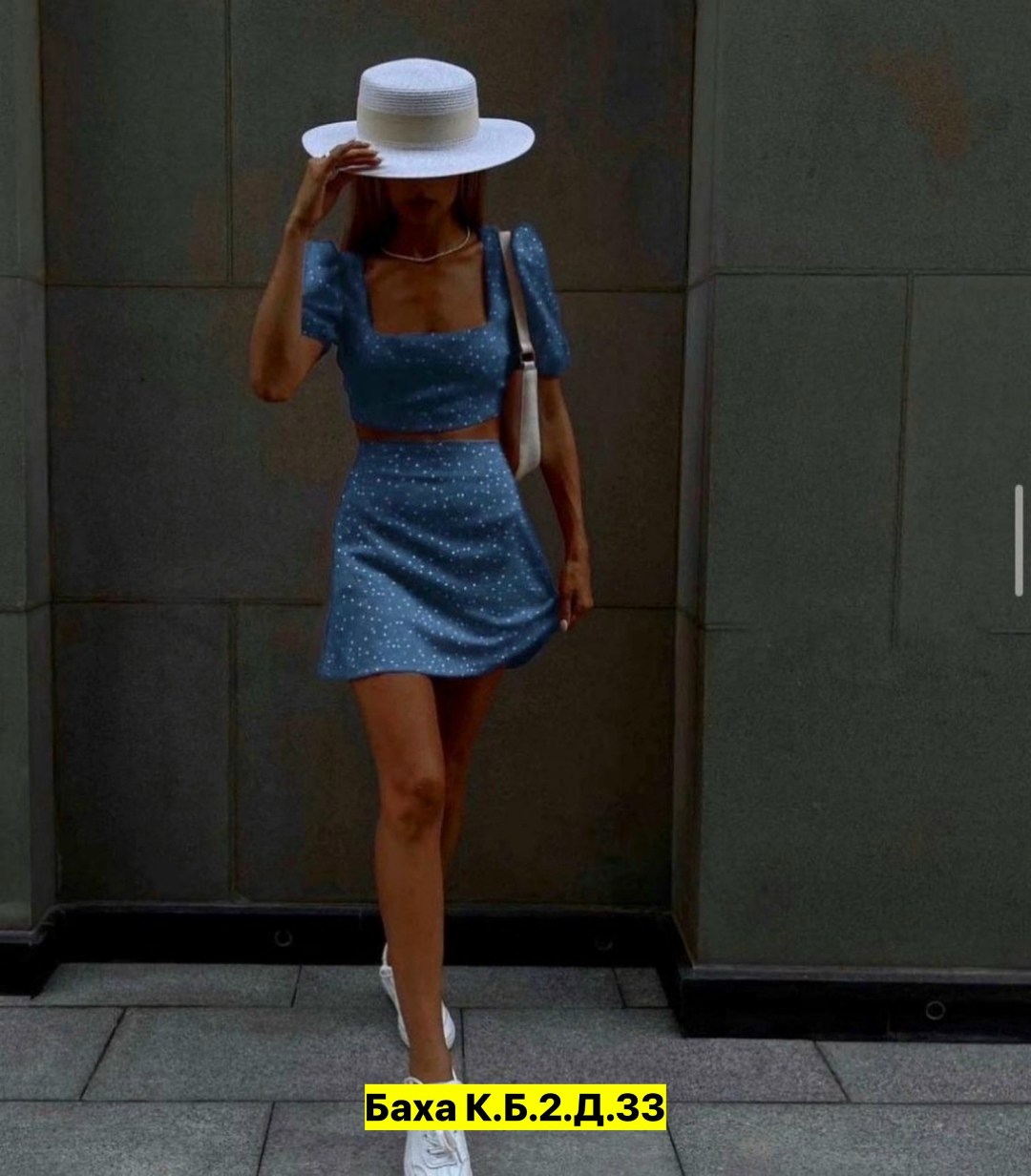 летний костюм с юбкой,модная одежда для девушек,костюм с юбкой,женский летний костюм с юбкой,костюм топ юбка