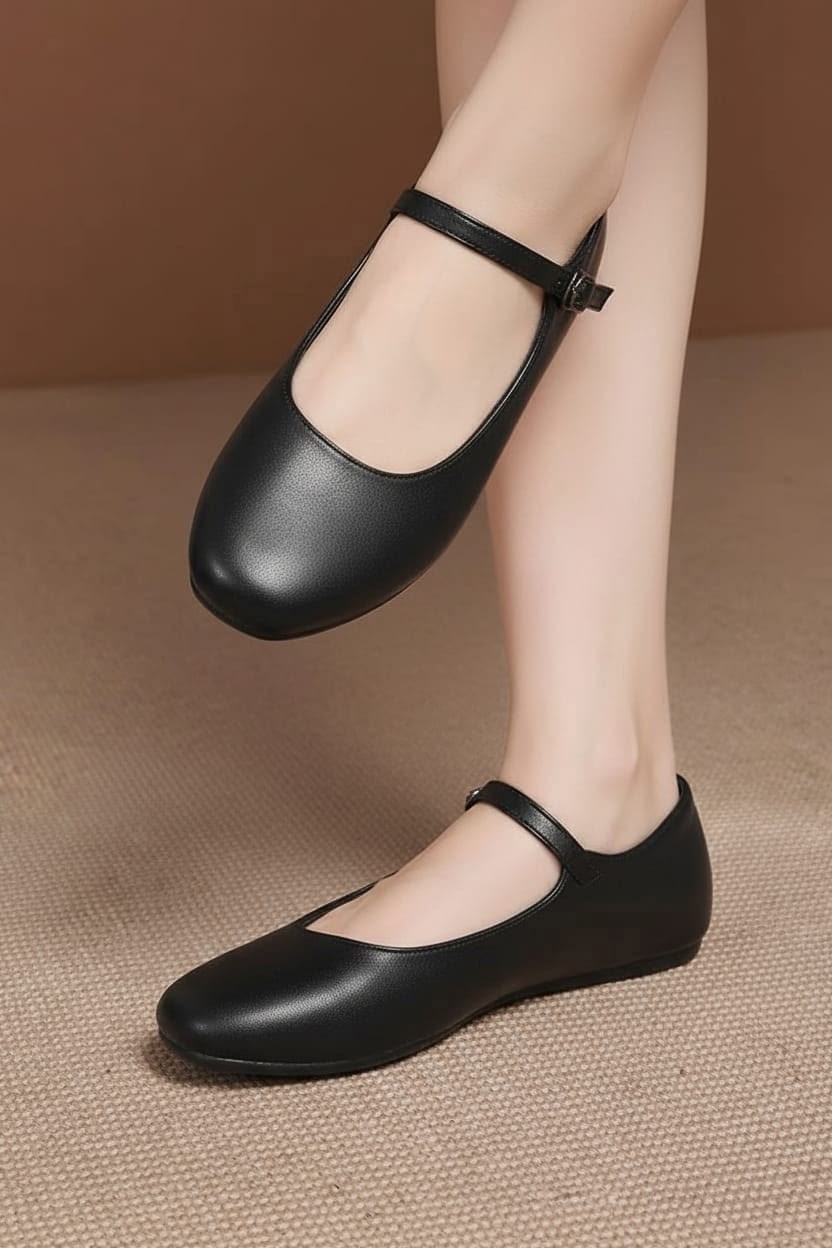 ,женские туфли на плоской подошве,туфли мэри джейн кожа,женская ,балетки женские