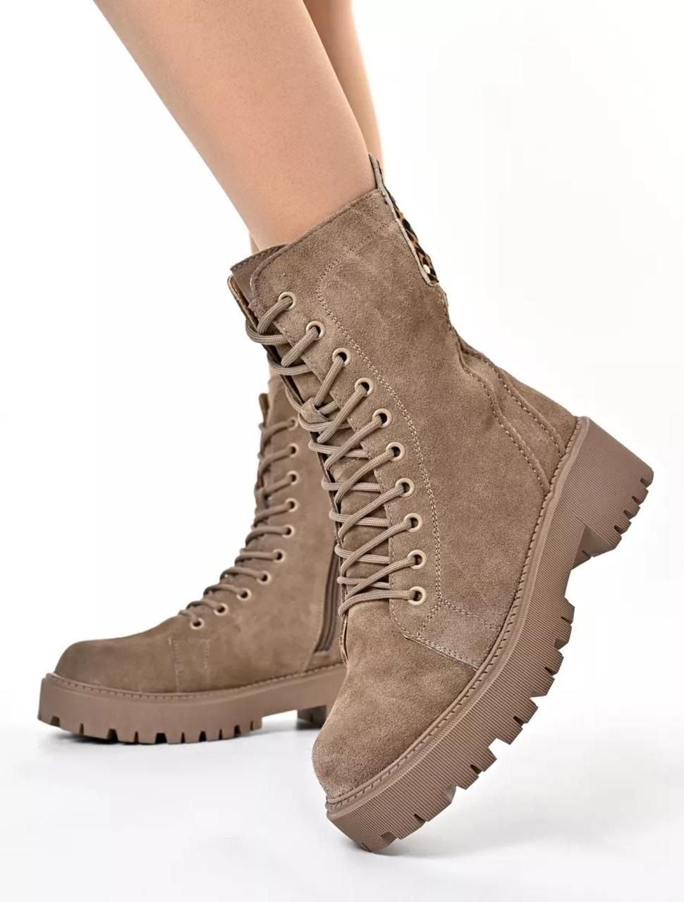 ,ботинки женские,ботинки ed'art 329.21153 серо коричневый замша, женская зимняя,зимние ботинки женские