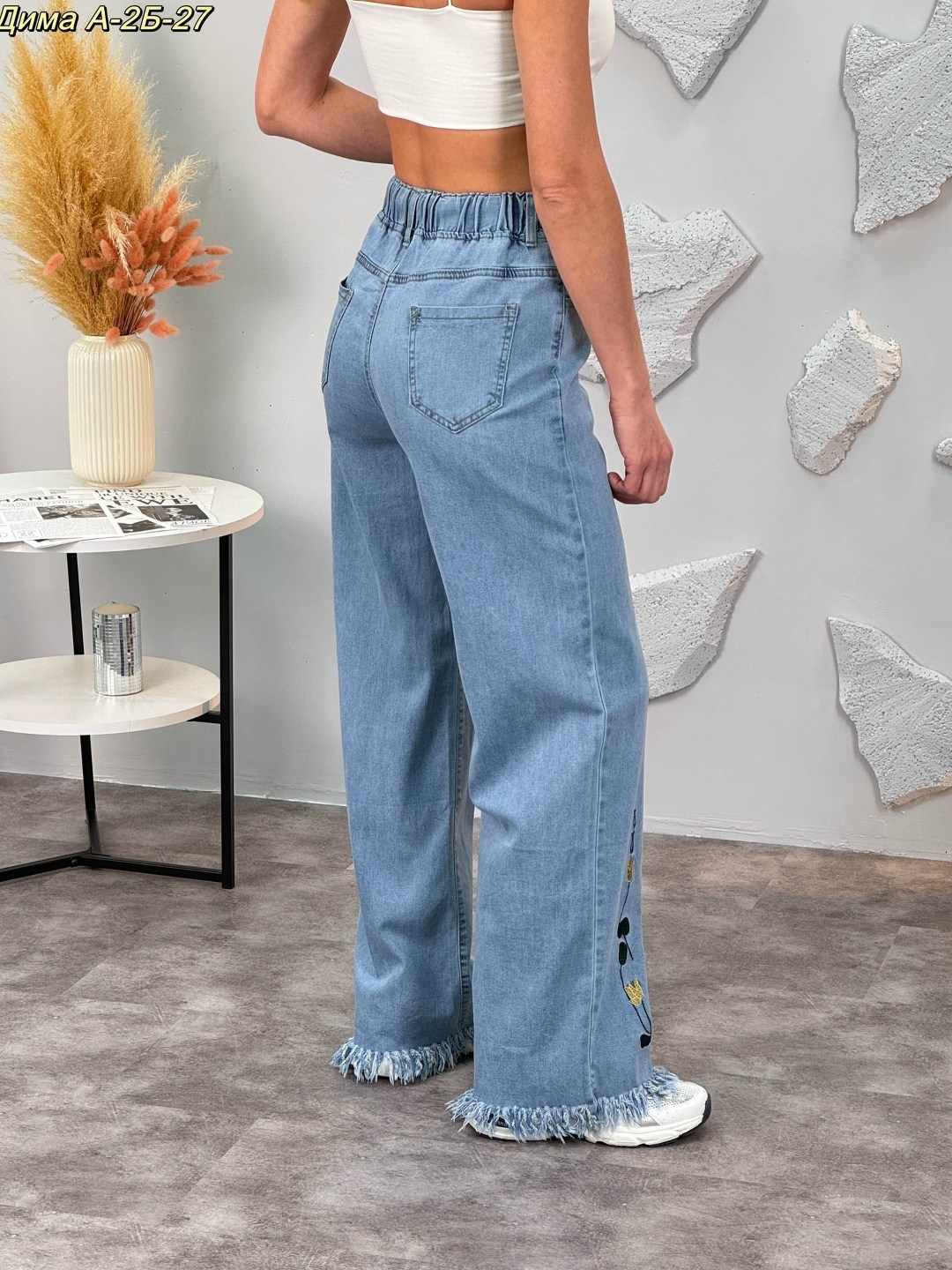джинсы широкие,женские широкие джинсы,женские джинсы,джинсы голубой,джинсы больших размеров lamaxx 419028622