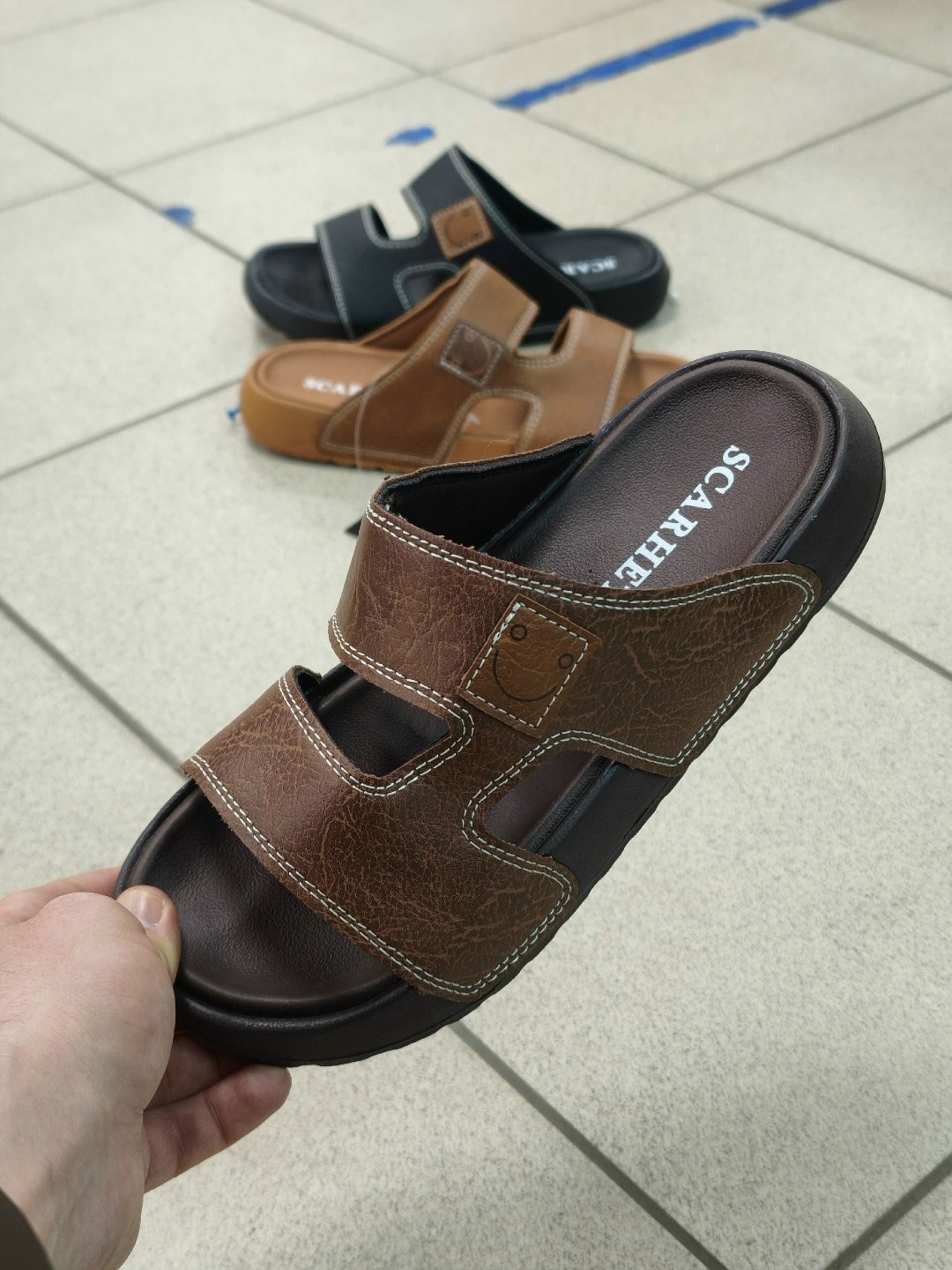 кожаные сандалии инблу,,кожаные сандалии,сандалии мужские,шлепанцы мужские