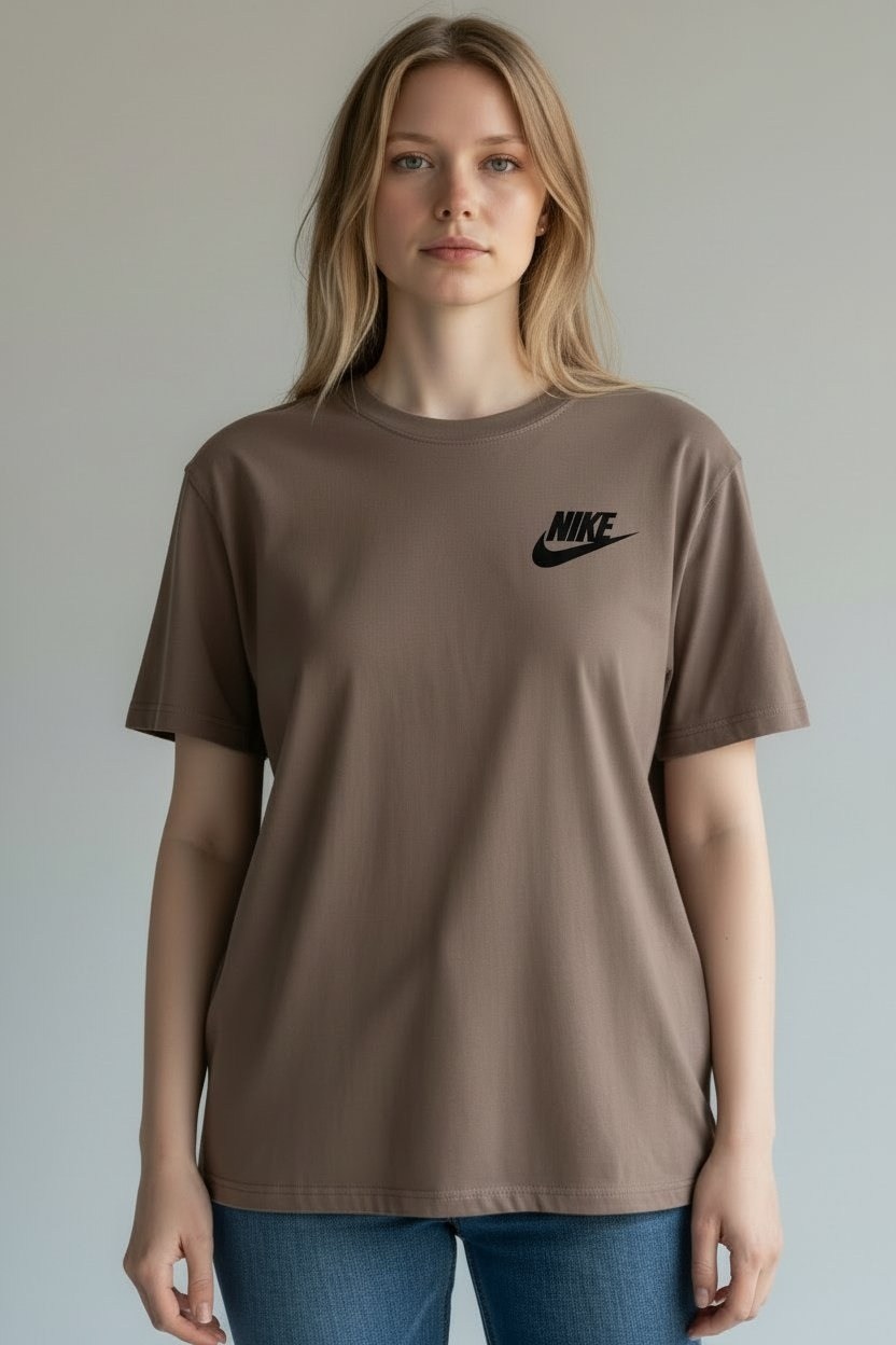 футболка nike,t shirt nike,женская футболка nike,женская футболка,коричневая футболка