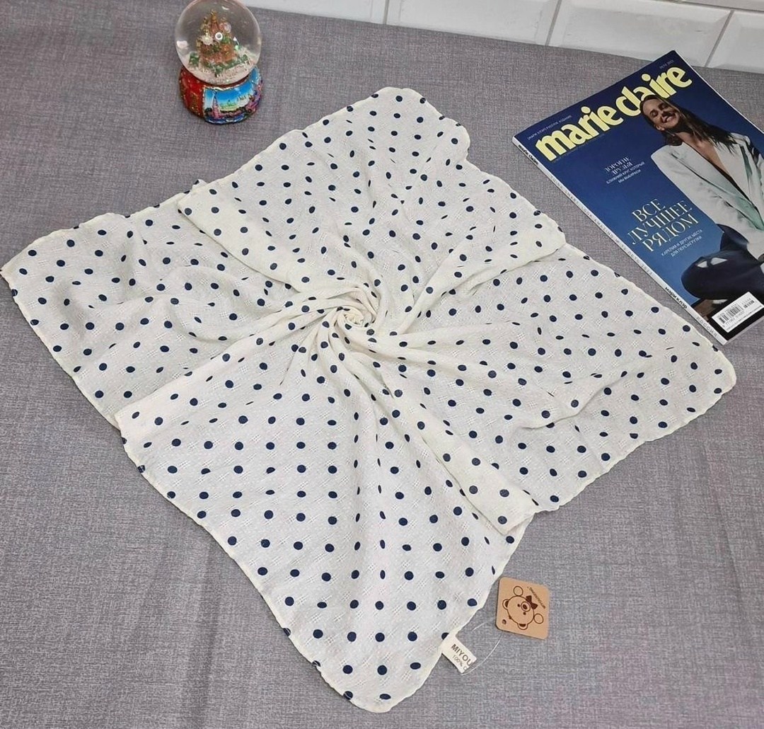 платок-бандана leray "бабочки",платок женский на голову и на шею,платок на шею женский,платок leray,платок летний хлопковый