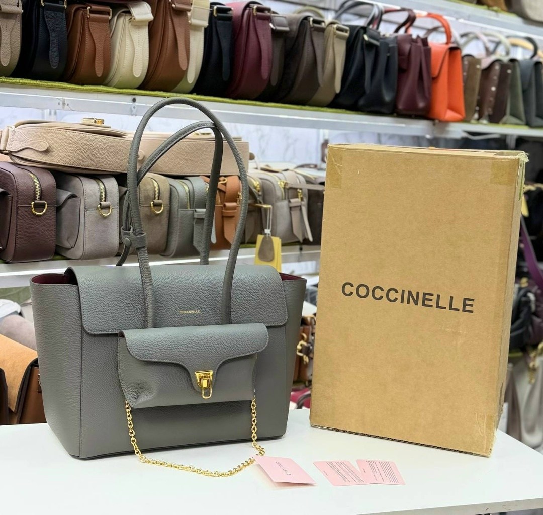 сумка coccinelle,женская сумка coccinelle,coccinelle firenze mini сумка,сумка,сумка-тоут double beat coccinelle коричневый