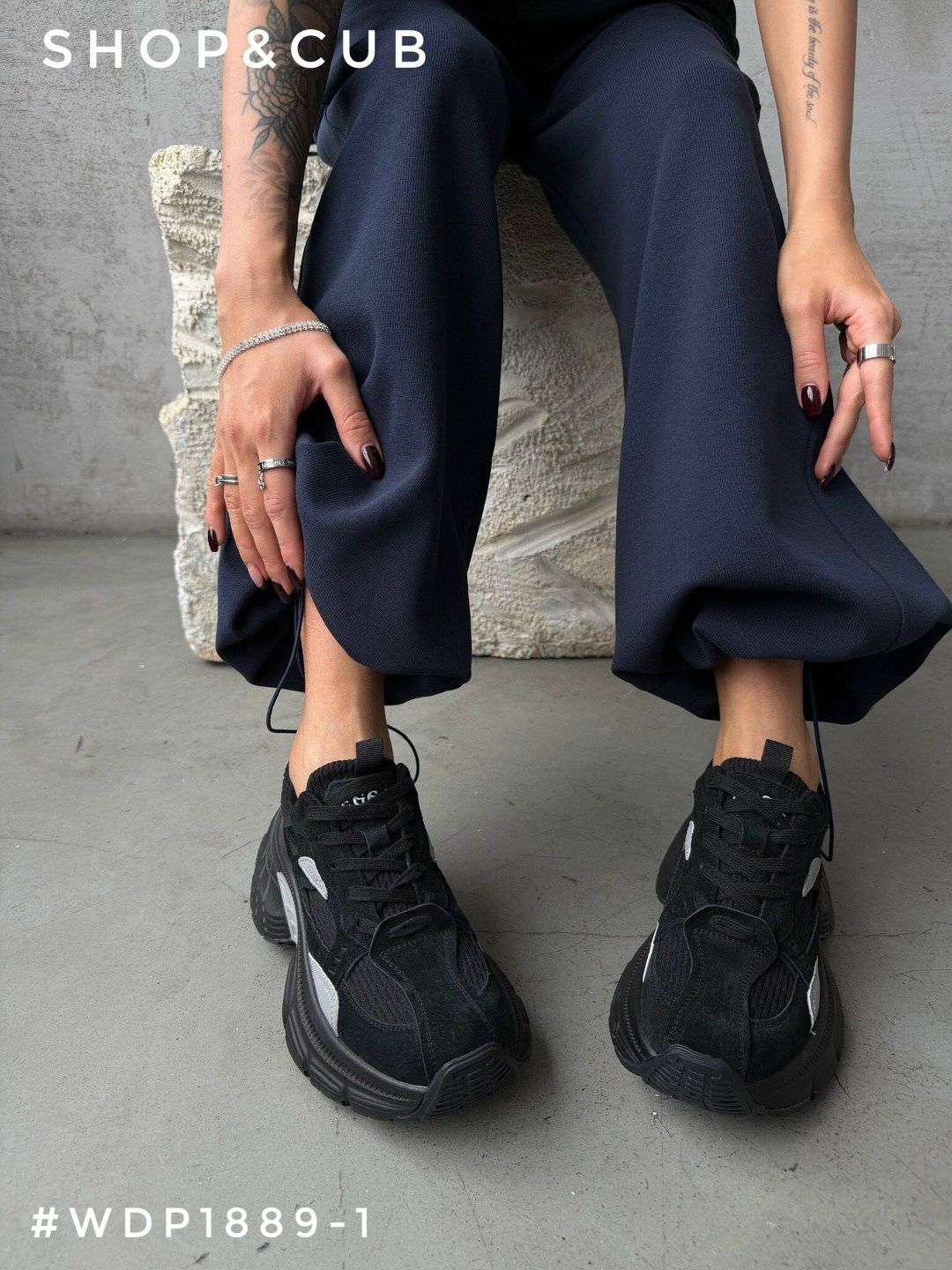 кроссовки женскиe,кроссовки женские черные,черные кроссовки,кроссовки на высокой подошве,массивные кроссовки