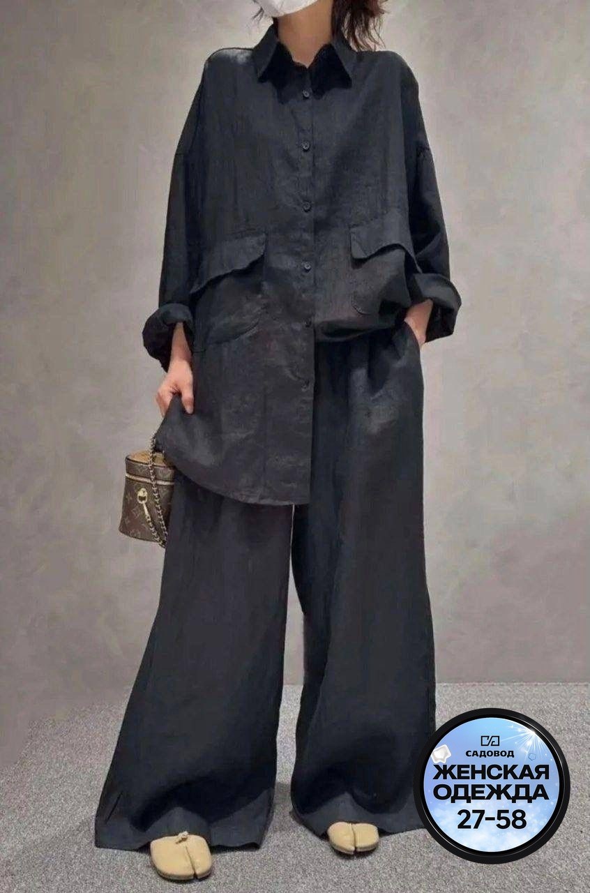 льняной костюм женский оверсайз штаны и рубашка,костюм из льна брючный,костюм женский из льна льняной,костюм брючный лен оверсайз,одежда из льна
