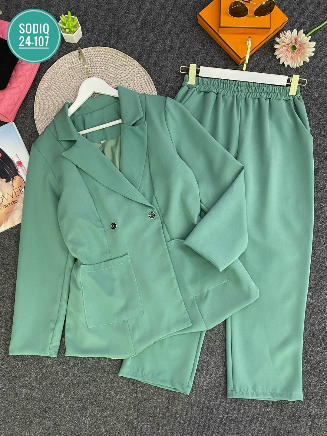 брючный костюм,костюм брючный lenata 20405 голубой,брючный костюм асолия 1345,женский костюм асолия,женский брючный костюм