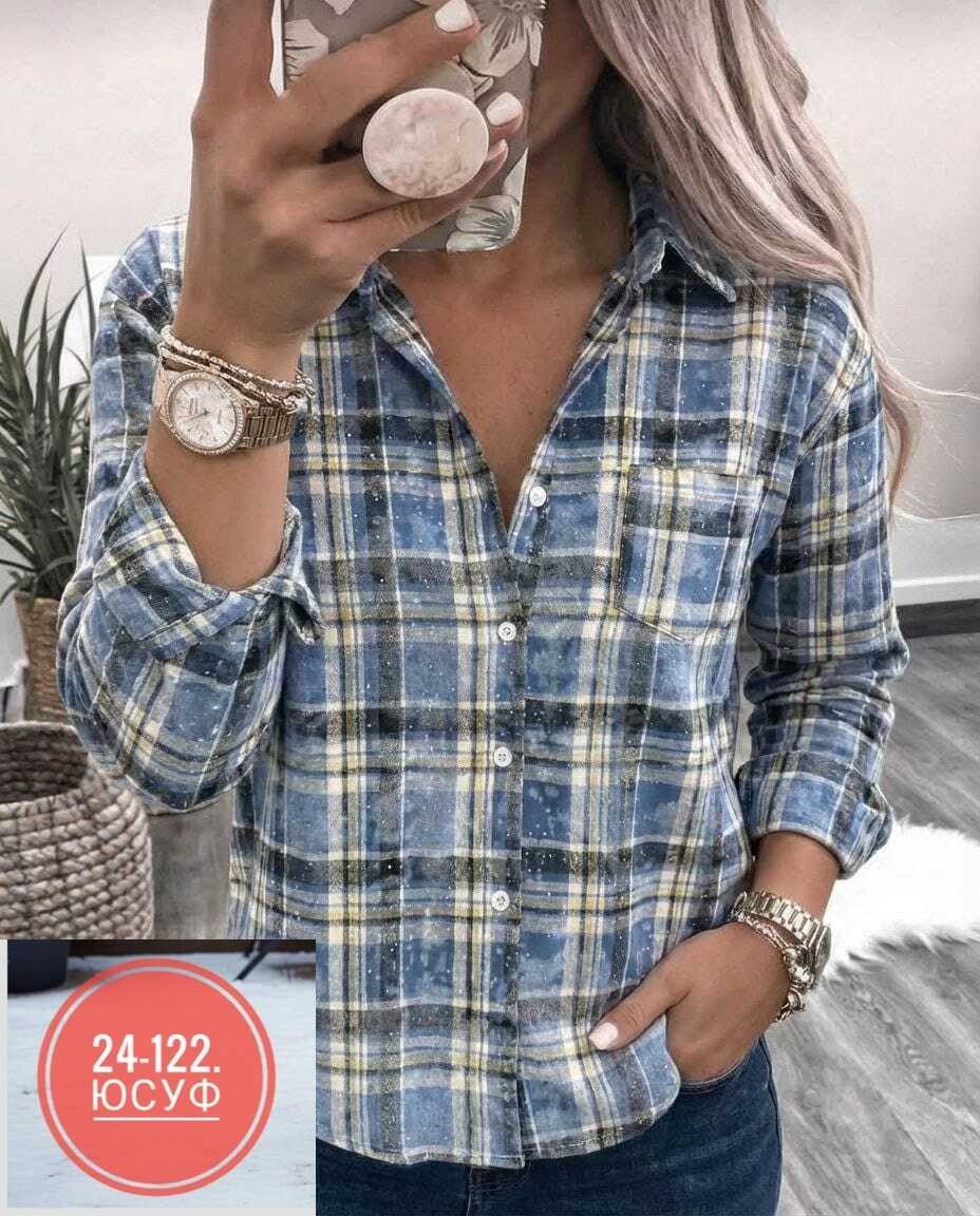 рубашка в клетку женская,клетчатая рубашка женская теплая,женская рубашка,повседневная рубашка,клетчатая рубашка женская