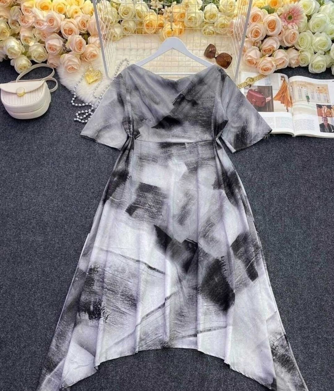 платье,платье женская,платье в стиле,асимметричное платье,шифоновое платье