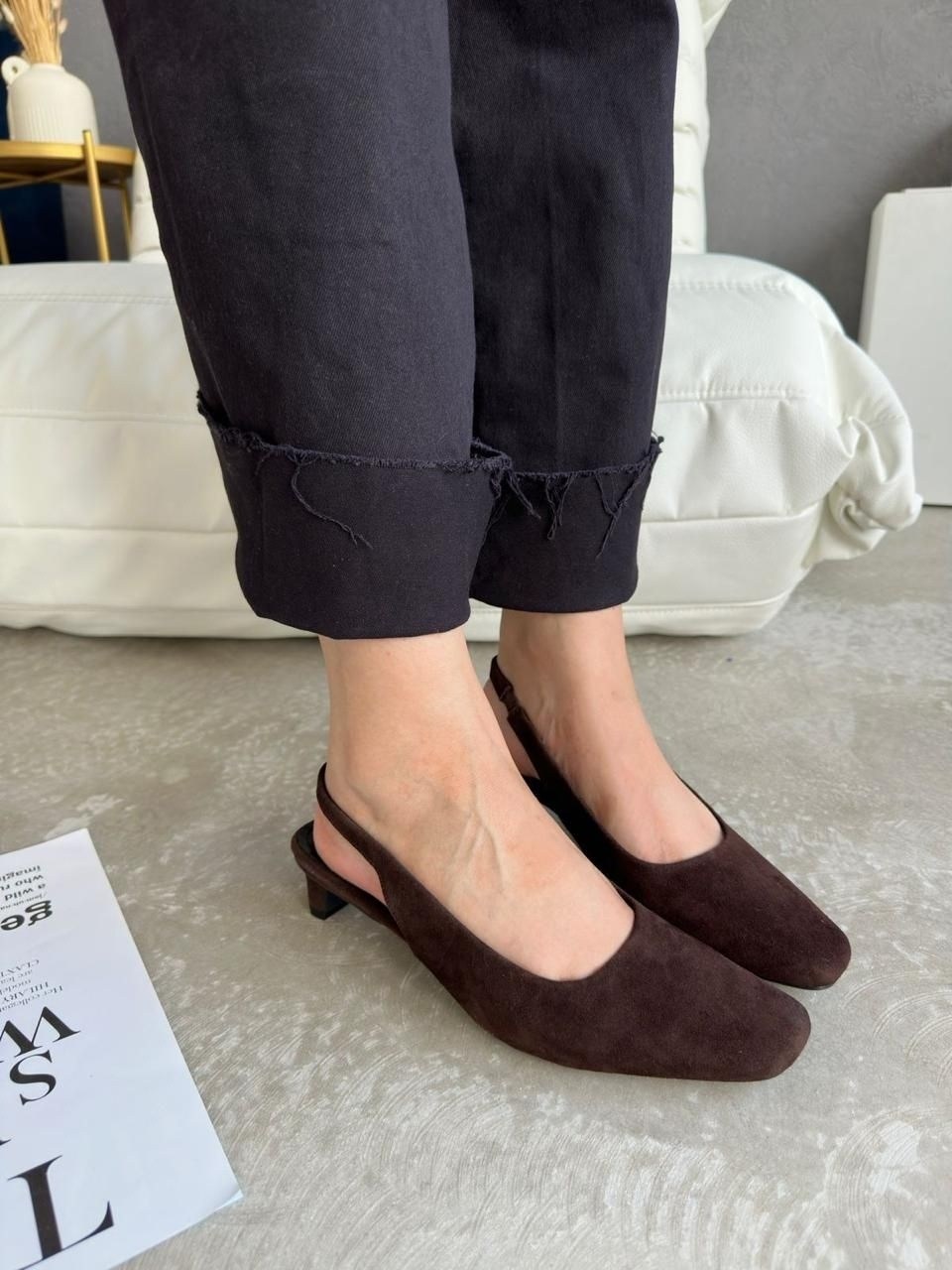 ,туфли мюли замшевые,босоножки летние,женская ,туфли модные