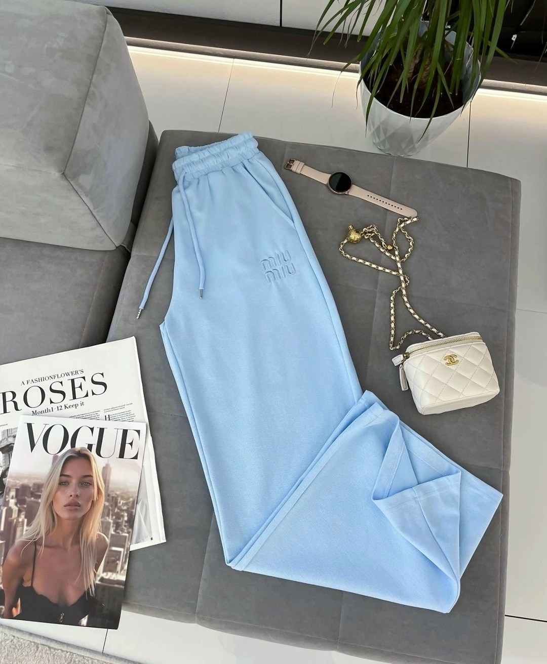 брюки палаццо челеби-текстиль размер m/164 голубой,спортивные брюки женские,брюки женские палаццо,спортивные брюки,спортивные брюки палаццо