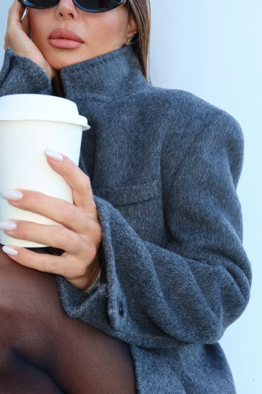 пальто-пиджак,пальто пиджак серое,стиль одежды