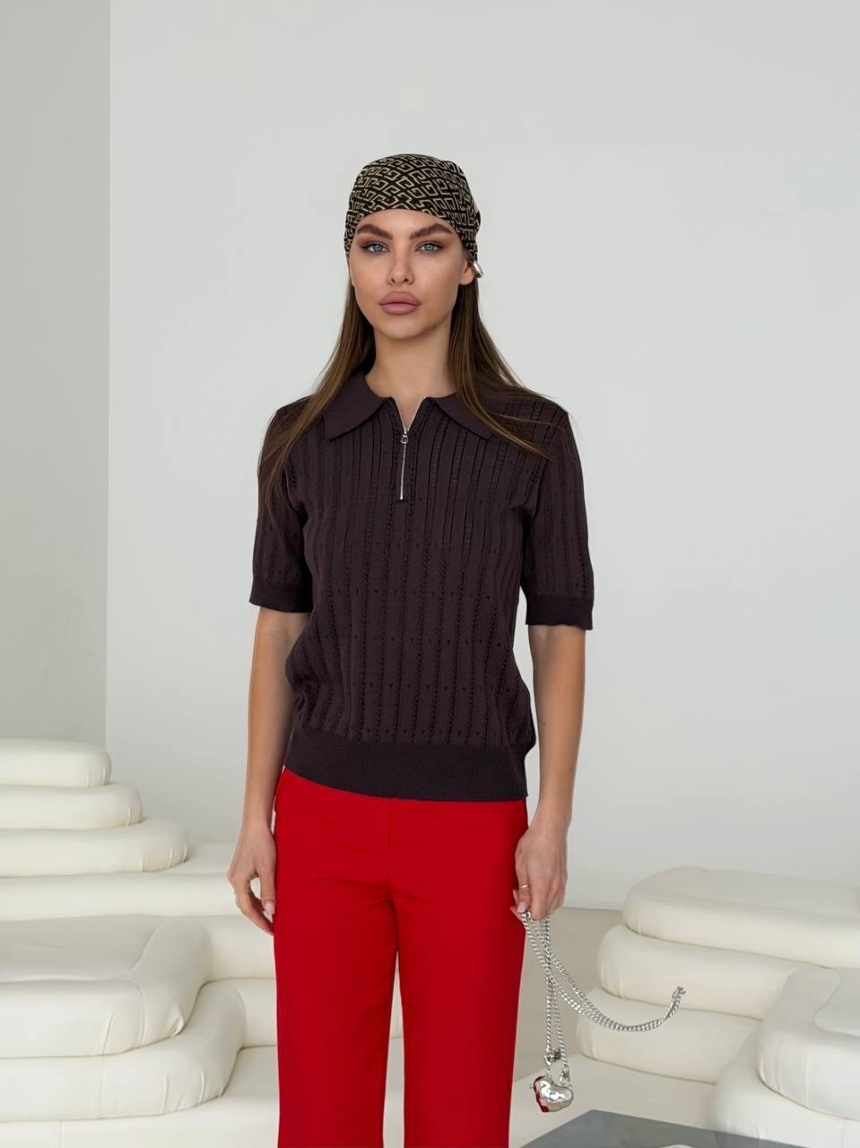 женская кофта,женский джемпер поло,трикотажная блуза,,женские джемпера