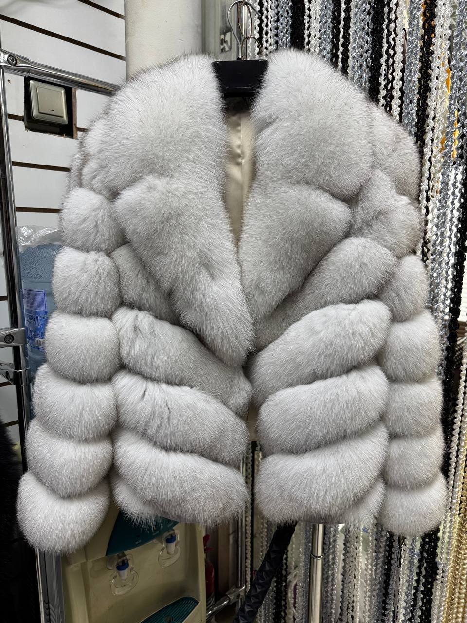 шуба из песца,шуба песец,шубка из песца,шуба из песца колотый лед,шуба автоледи песец колотый лед
