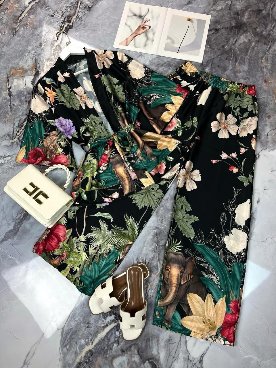 шелковый костюм в пижамном стиле,костюм в пижамном стиле,костюм в пижамном стиле женский,шелковый домашний костюм в пижамном стиле,костюм в стиле пижамы