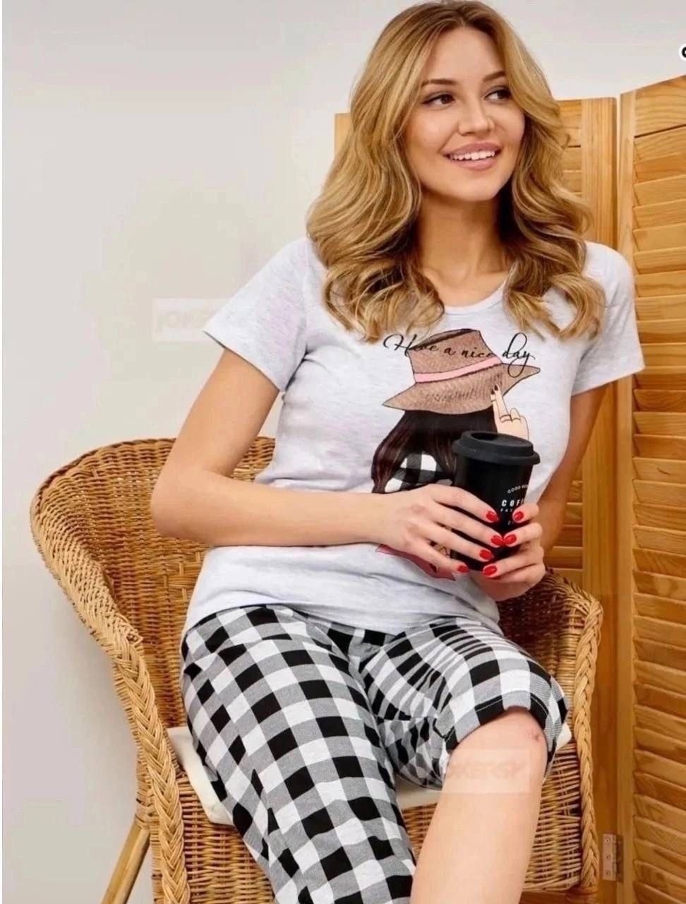 женская пижама с бриджами,пижама с бриджами хлопок трикотажная хб,пижама с бриджами хлопок трикотажная хб lavilux,пижама с бриджами трикотажная samaя,пижама с бриджами хлопок трикотажная хб jokersy