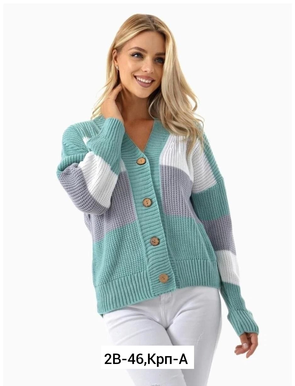 кардиган женский,кардиган,жакет женский vay 222-1681 (46-48, ментол),кардиган zoyagrace,вязаный женский кардиган